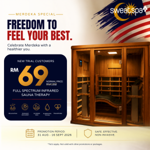 Infrared Sauna Trial RM69 | Merdeka Special